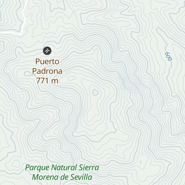 Map of Cerro Padrona