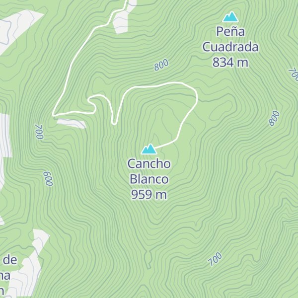 Map of Cancho Blanco