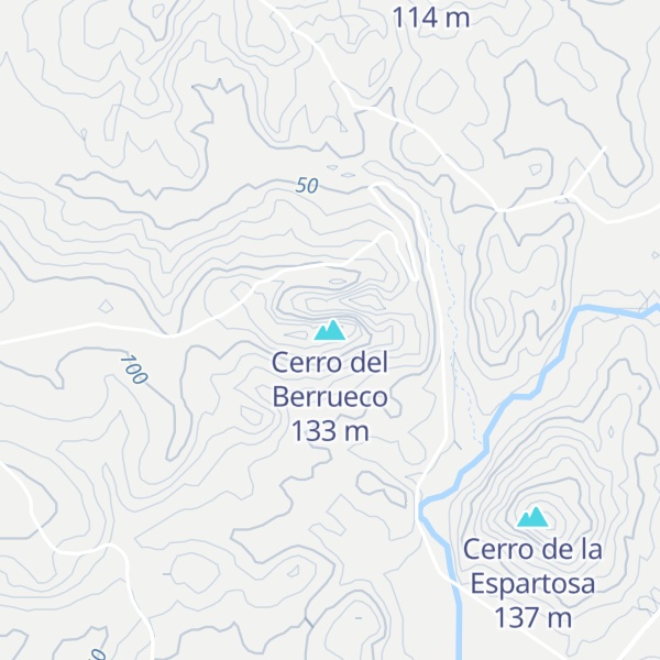 Map of Cerro del Berrueco
