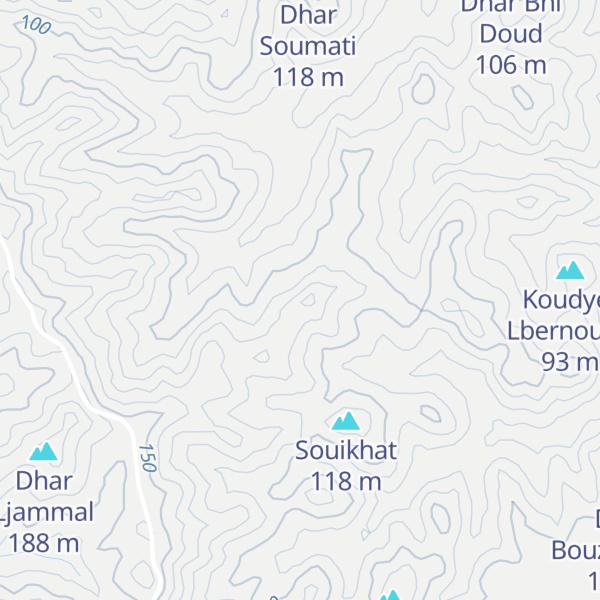 Map of Dhar Lhout