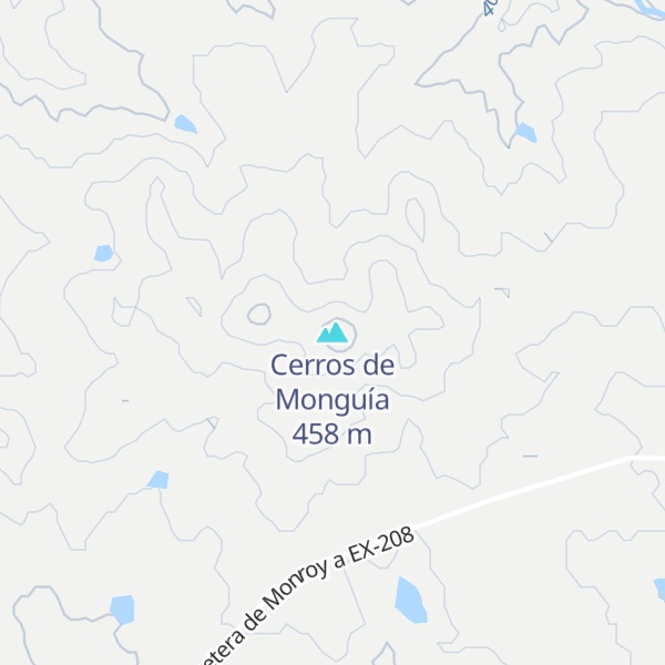 Map of Cerros de Monguía