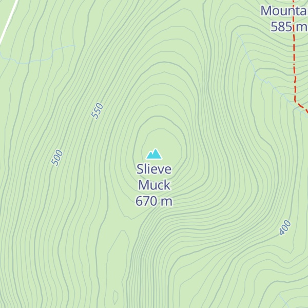 Map of Slieve Muck