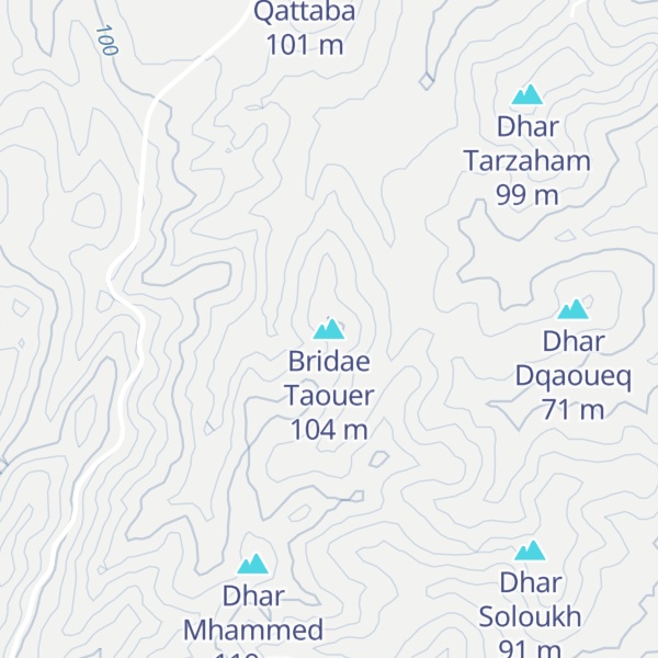 Map of Bridae Taouer