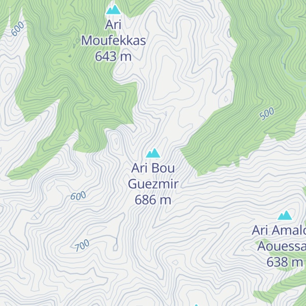 Map of Ari Bou Guezmir