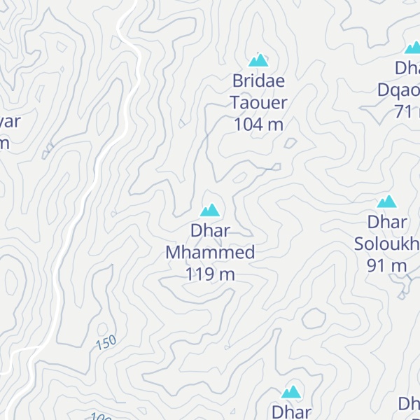 Map of Dhar Mhammed