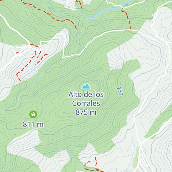 Map of Alto de los Corrales