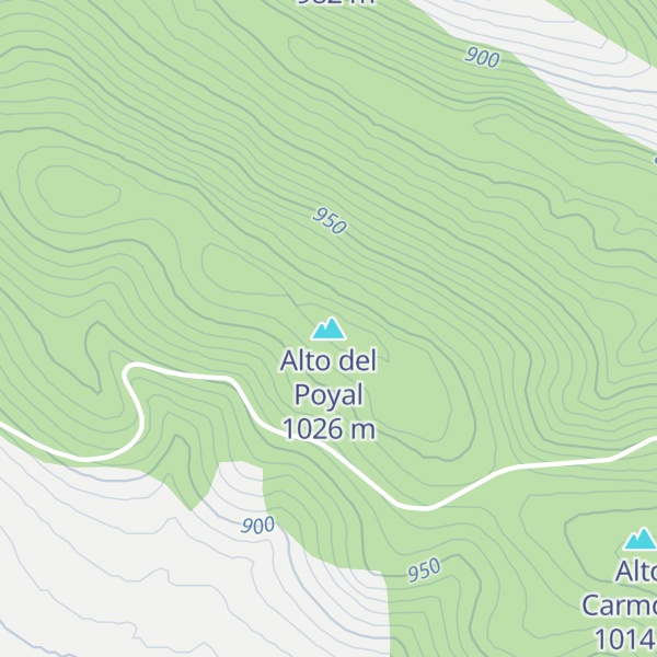 Map of Alto del Poyal