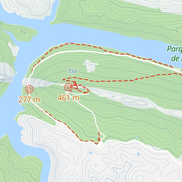 Map of Sierra de Monfragüe