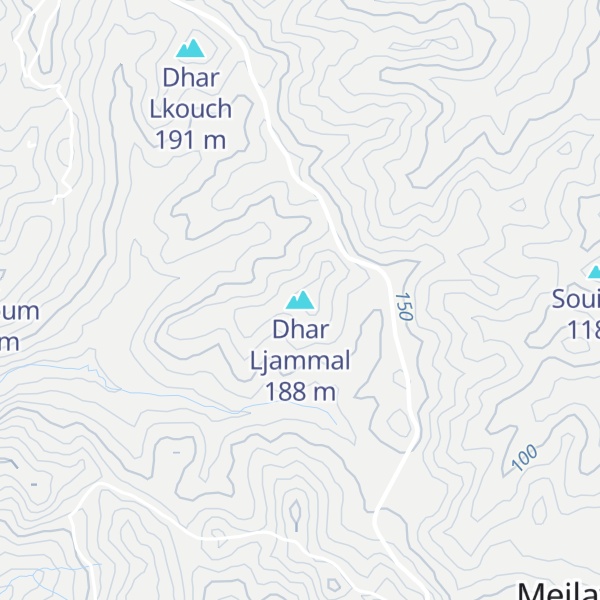 Map of Dhar Ljammal