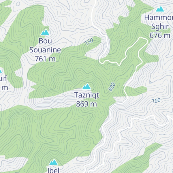 Map of Tazniqt