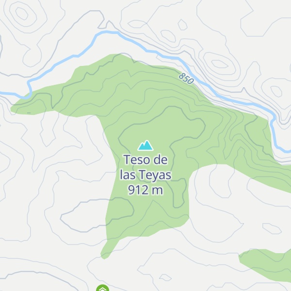 Map of Teso de las Teyas