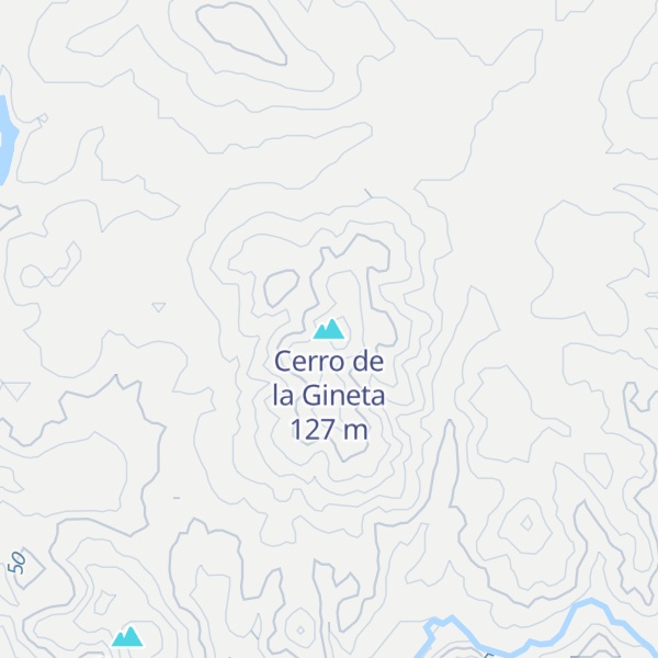 Map of Cerro de la Gineta