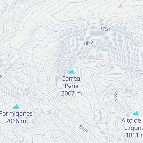 Map of Correa, Peña