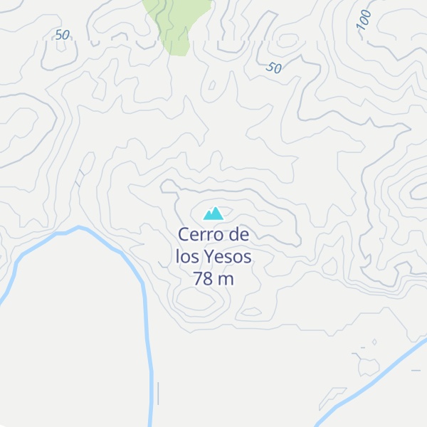 Map of Cerro de los Yesos