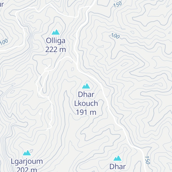 Map of Dhar Lkouch