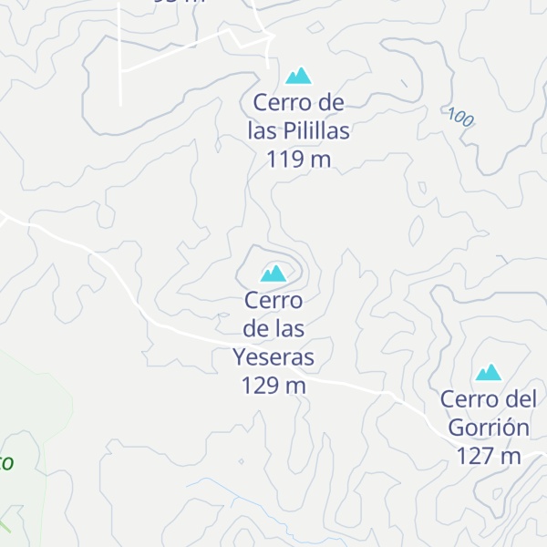 Map of Cerro de las Yeseras