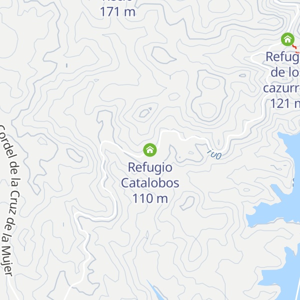 Map of Refugio Catalobos