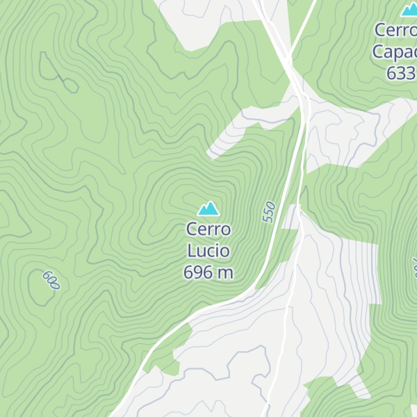 Map of Cerro Lucio