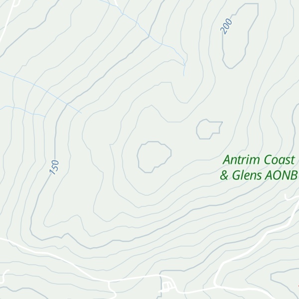 Map of Cross Slieve