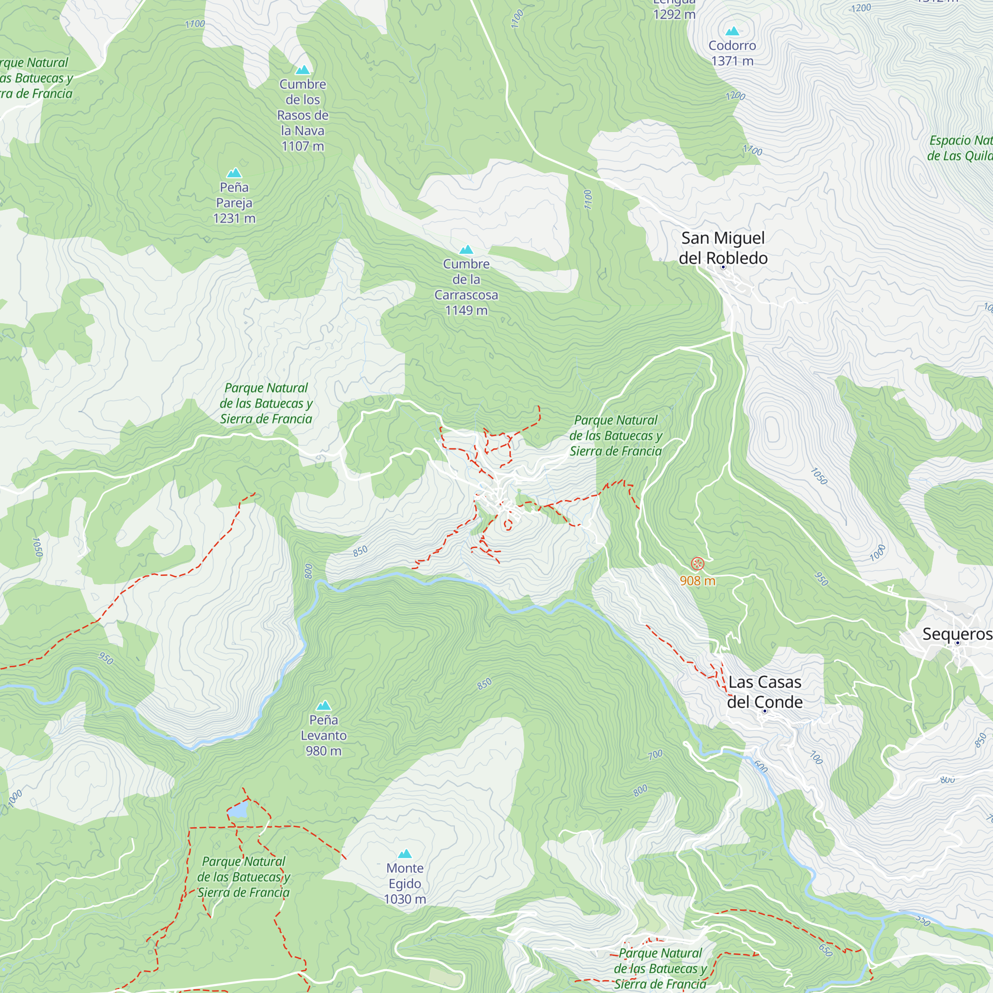 Oficina de Turismo de San Martín del Castañar map