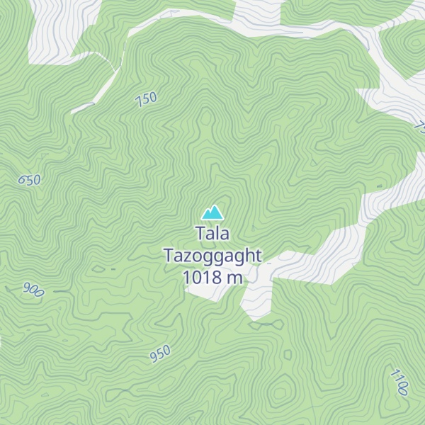 Map of Tala Tazoggaght