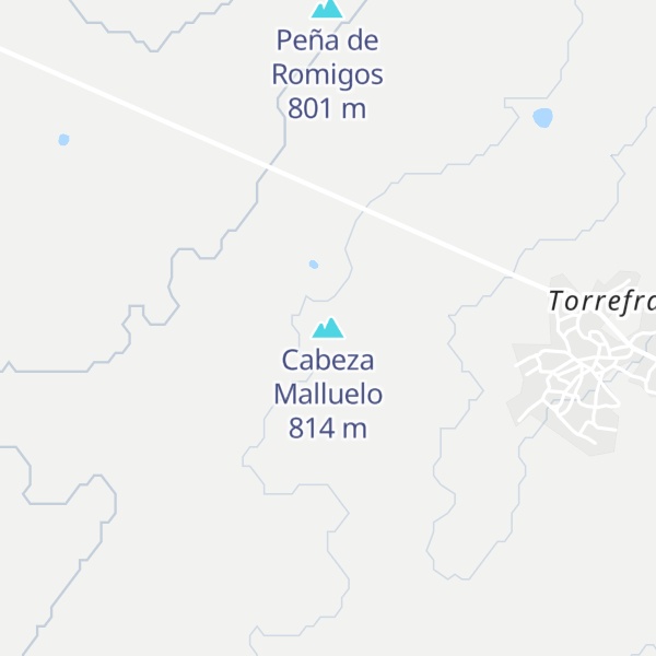 Map of Cabeza Malluelo