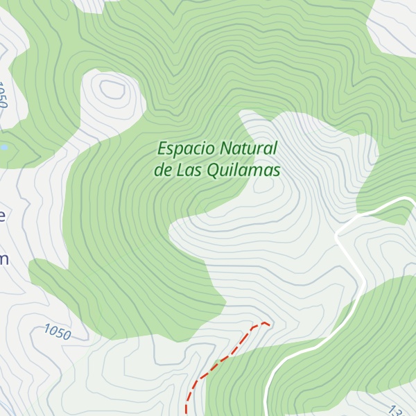 Map of Cerro de la Corona