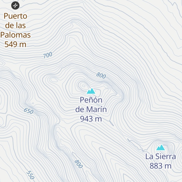 Map of Peñón de Marín