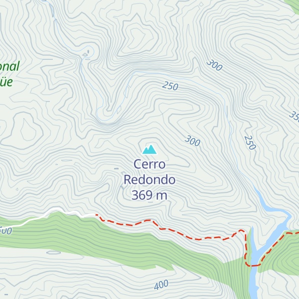 Map of Cerro Redondo