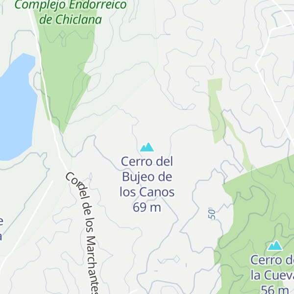 Map of Cerro del Bujeo de los Canos