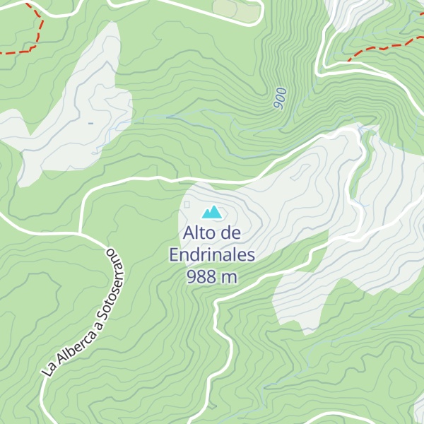 Map of Alto de Endrinales