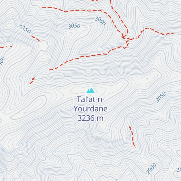 Map of Tal‘at-n-Yourdane