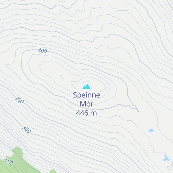 Map of Speinne Mòr