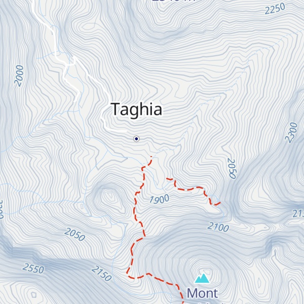 Map of Gite d'etape de Taghia