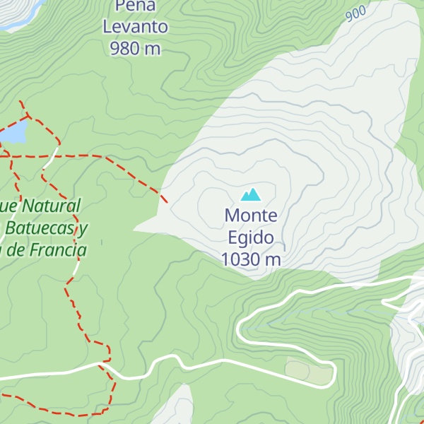 Map of Peña Canaleta