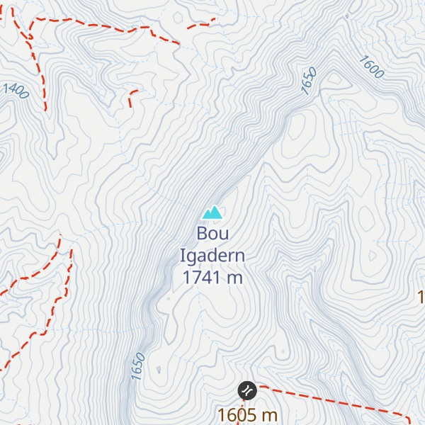 Map of Bou Igadern