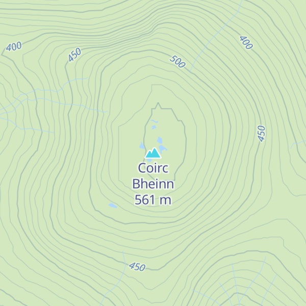 Map of Coirc Bheinn