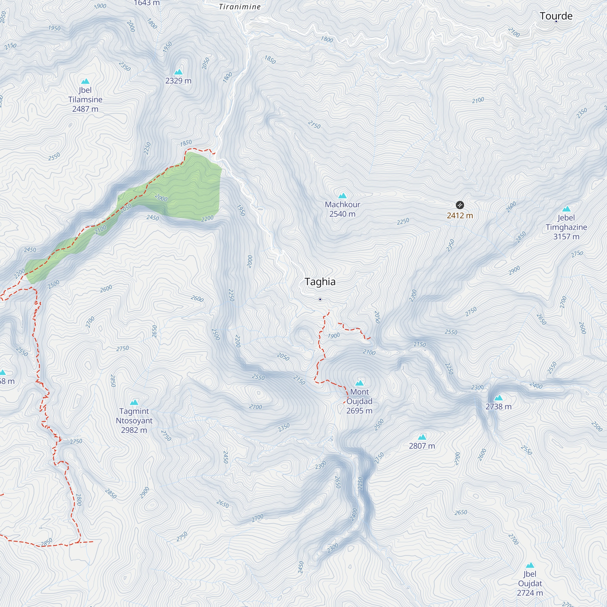 Gite d'etape chez Jamal map