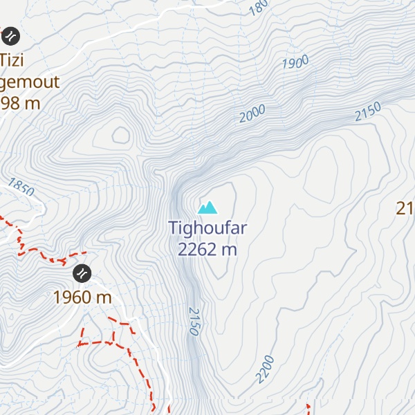 Map of Tighoufar