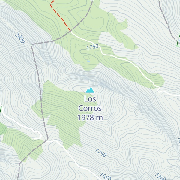 Map of Los Corros