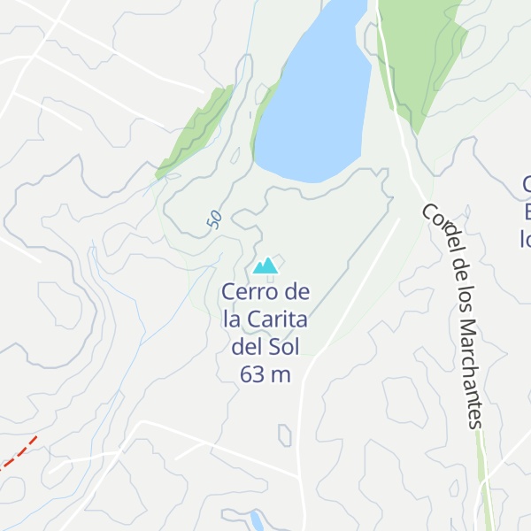 Map of Cerro de la Carita del Sol