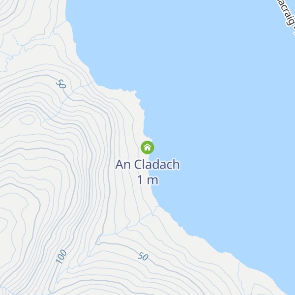 Map of An Cladach