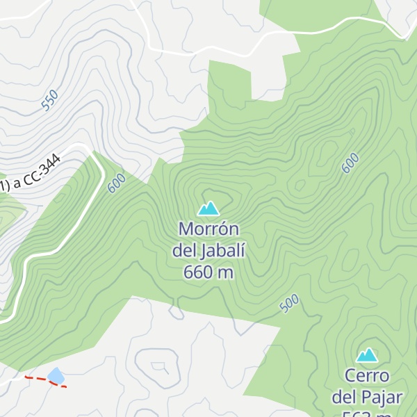 Map of Morrón del Jabalí