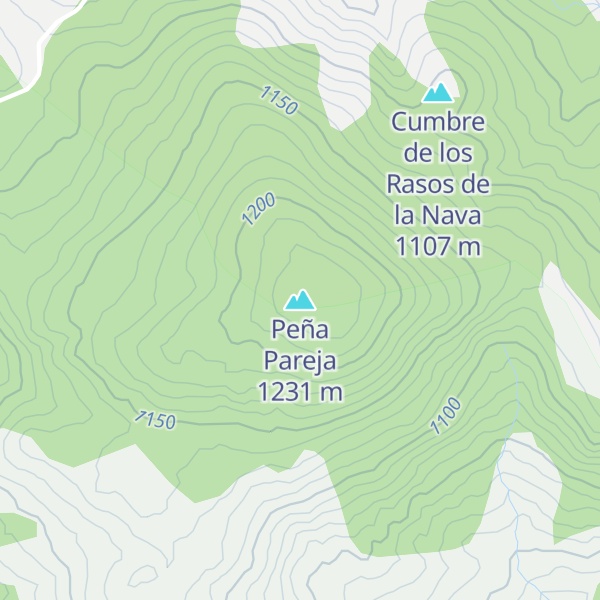 Map of Peña Pareja