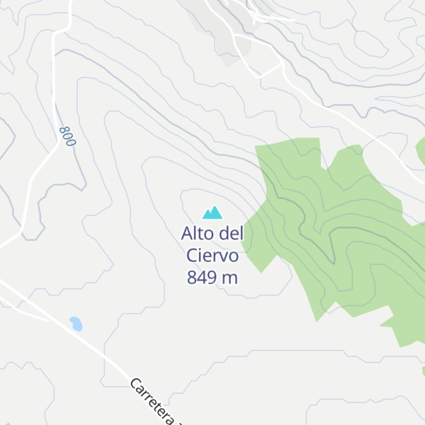 Map of Alto del Ciervo