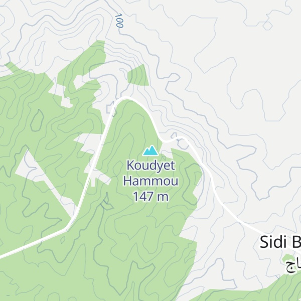 Map of Koudyet Hammou
