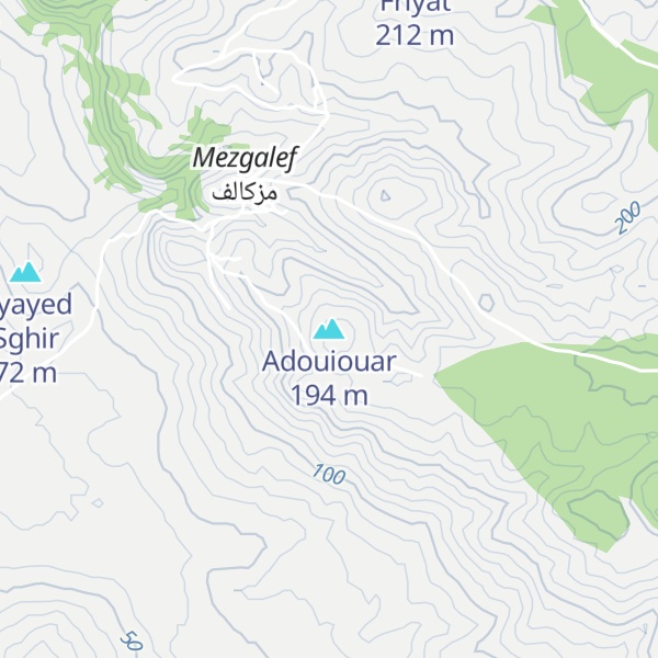 Map of Adouiouar