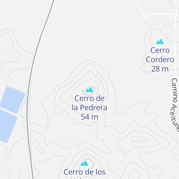Map of Cerro de la Pedrera