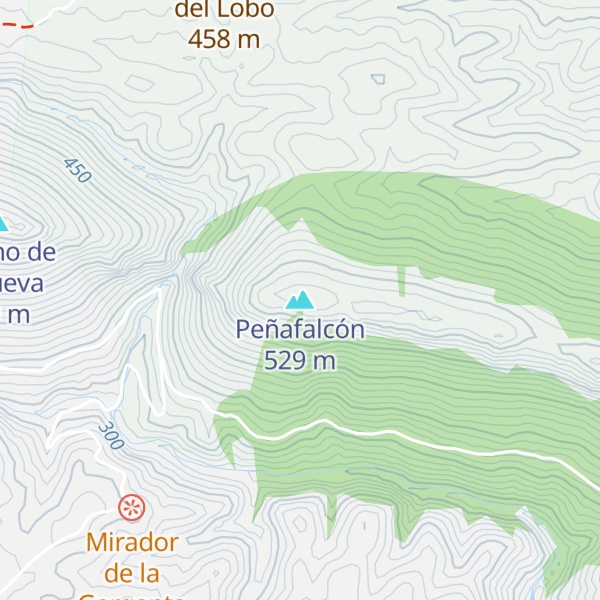 Map of Peñafalcón