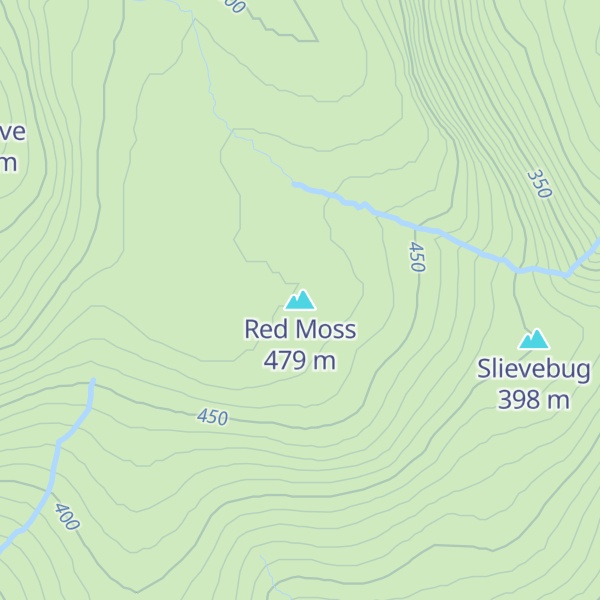 Map of Red Moss